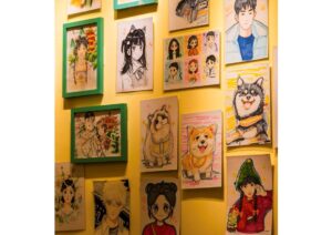 Atelier manga. @ médiathèque