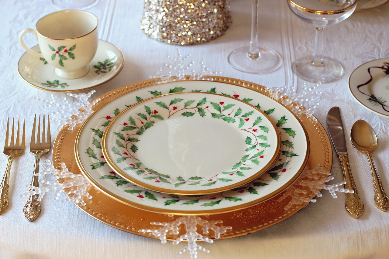 table setting christmas holiday 1926936